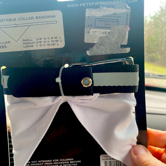 NWT NFL PET COLLAR/BANDANA ARIZONA CARDINALS - Picture 2 of 3